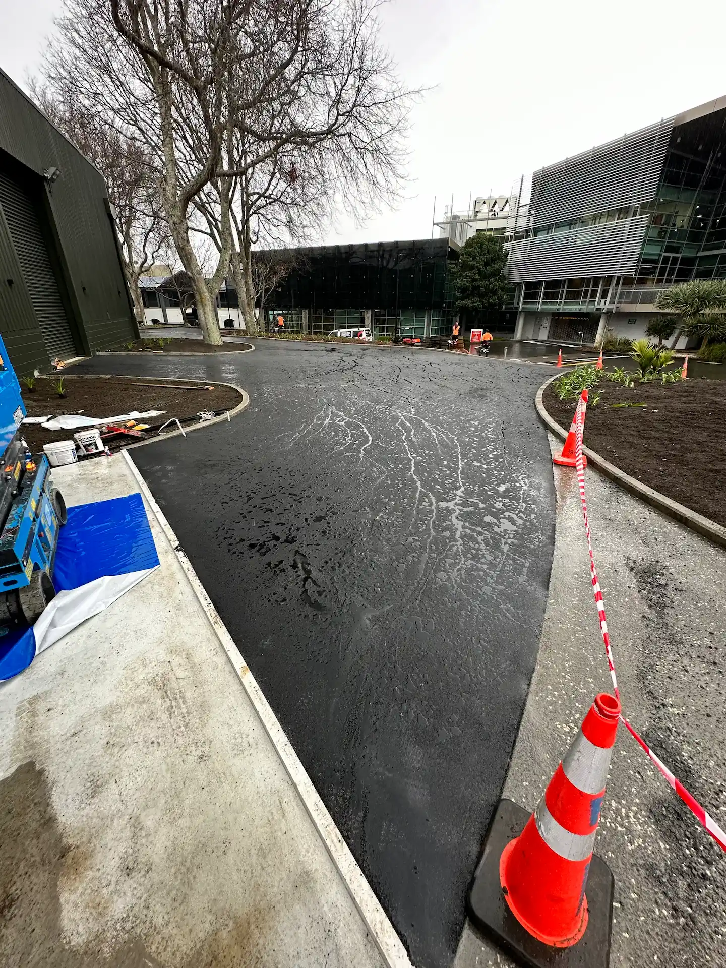 Asphalt surfacing work, Auckland - Bromley Group