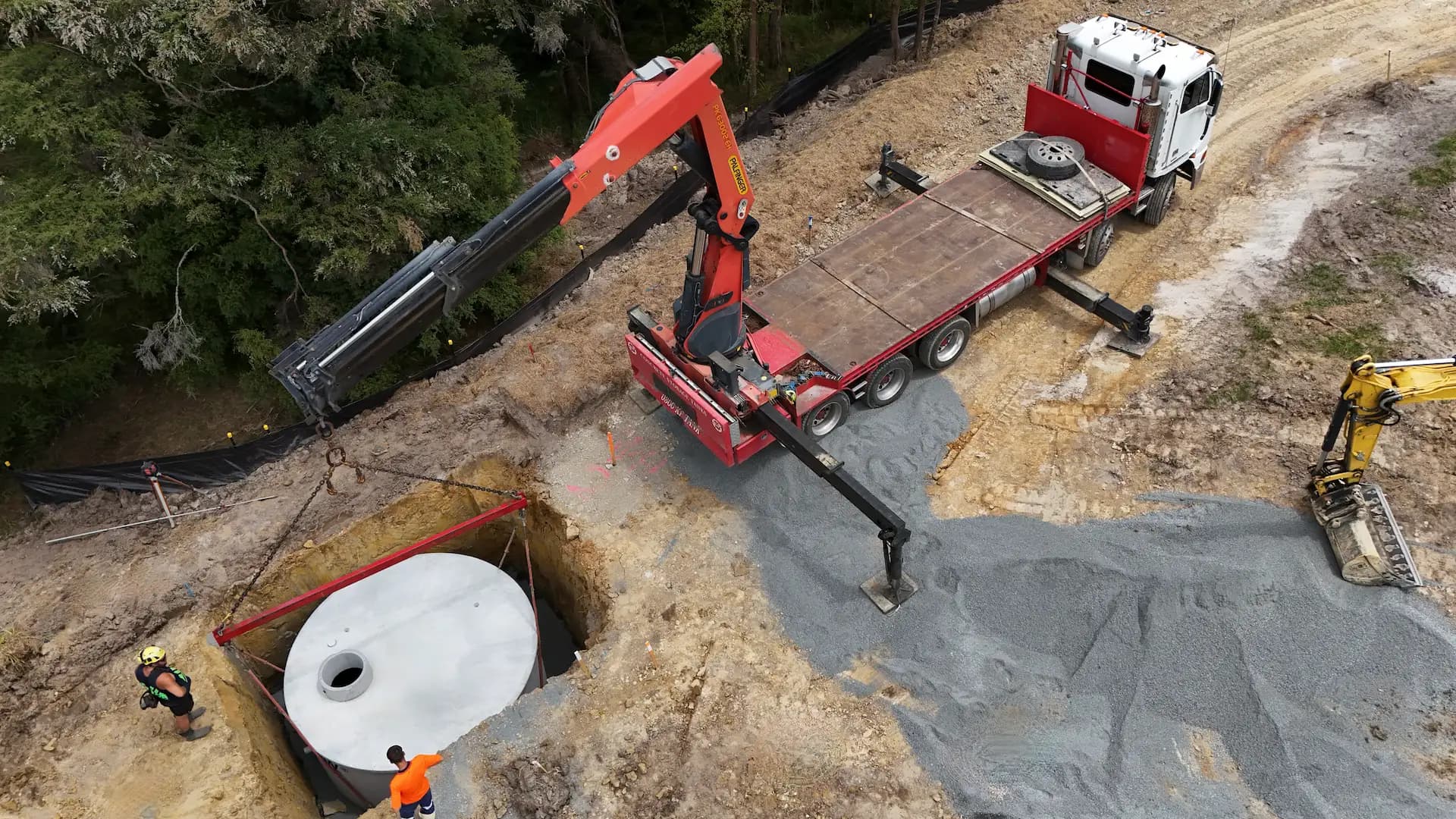Drainage pipe laying, Auckland - Bromley Group